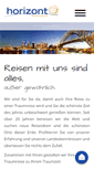 Mobile Screenshot of horizont-fernreisen.de